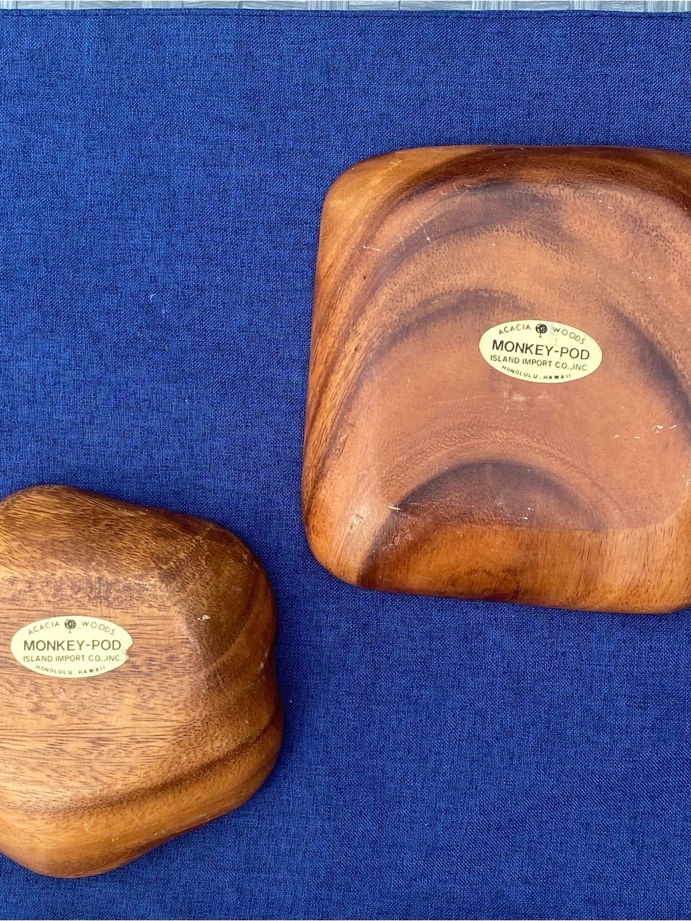 Monkey-Pod Acacia Wood Decorative Bowl - Warm Brown